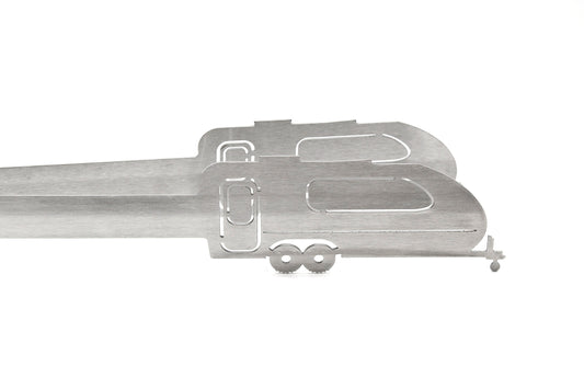 Pinza per griglia motivo roulotte/camper