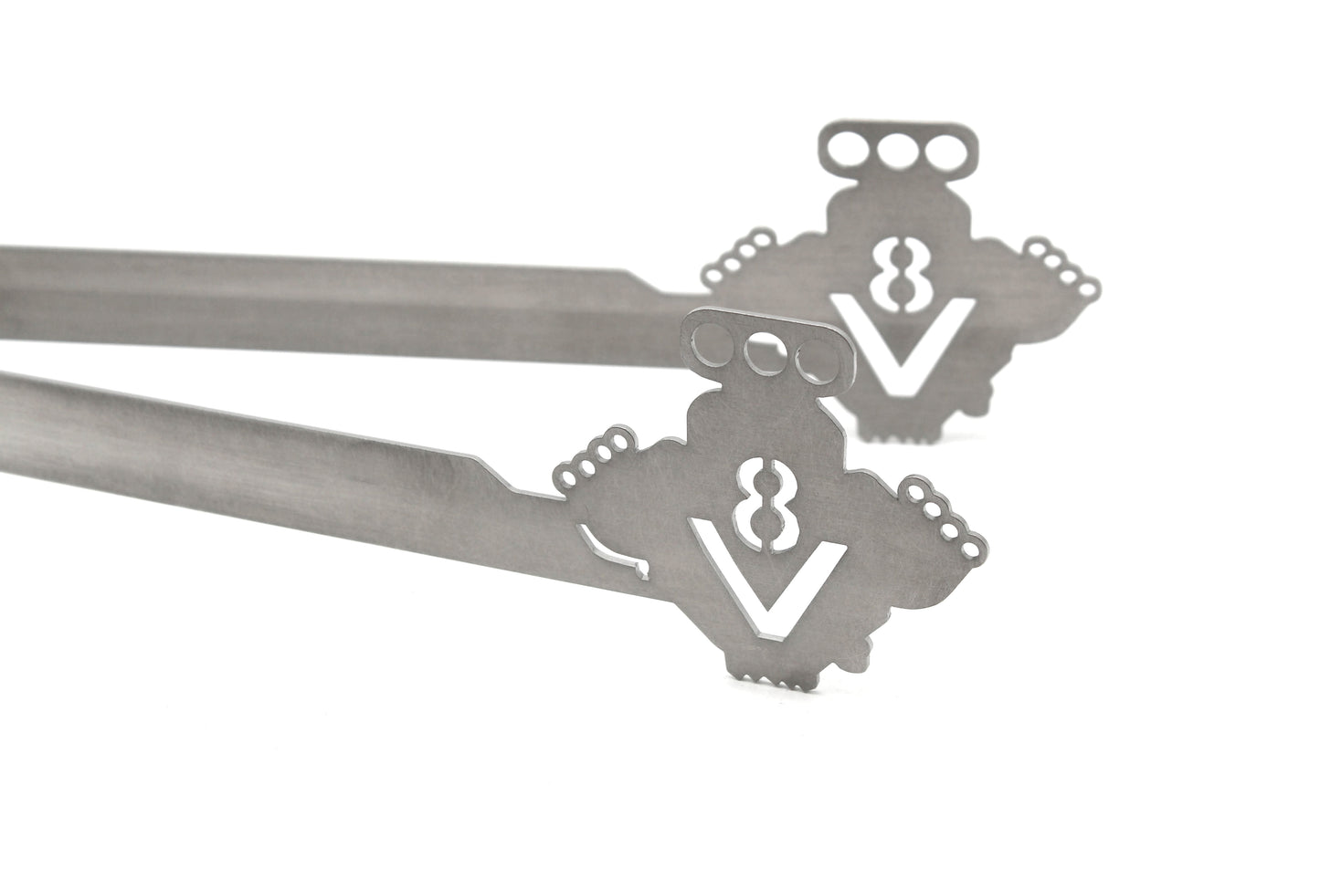 Grillzange Motiv V8 Motor