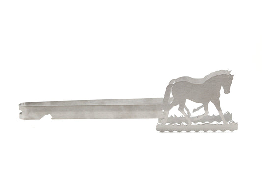 Grillzange Motiv Pferd
