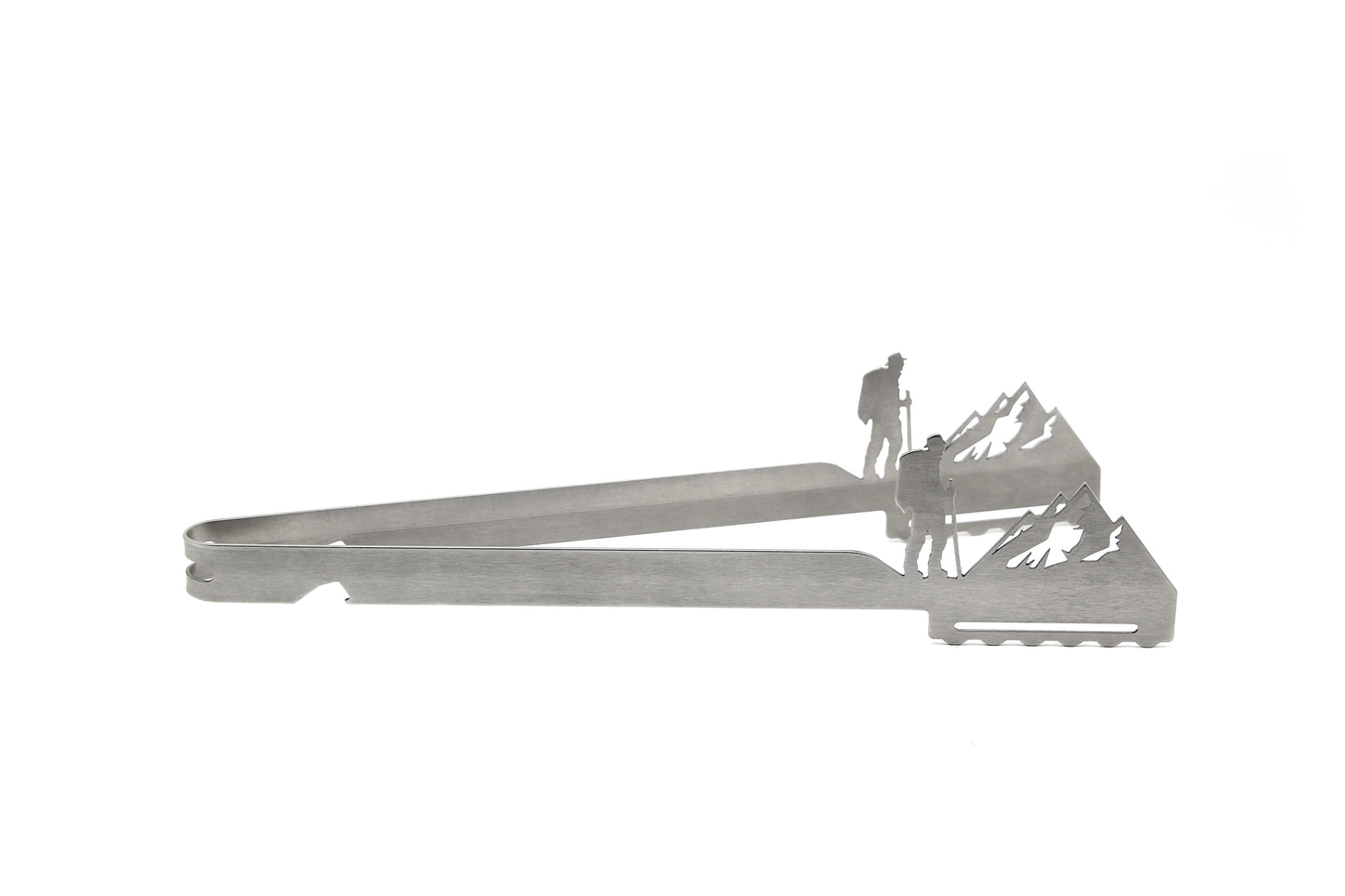 Grill tongs motif "Hiking / Mountains"