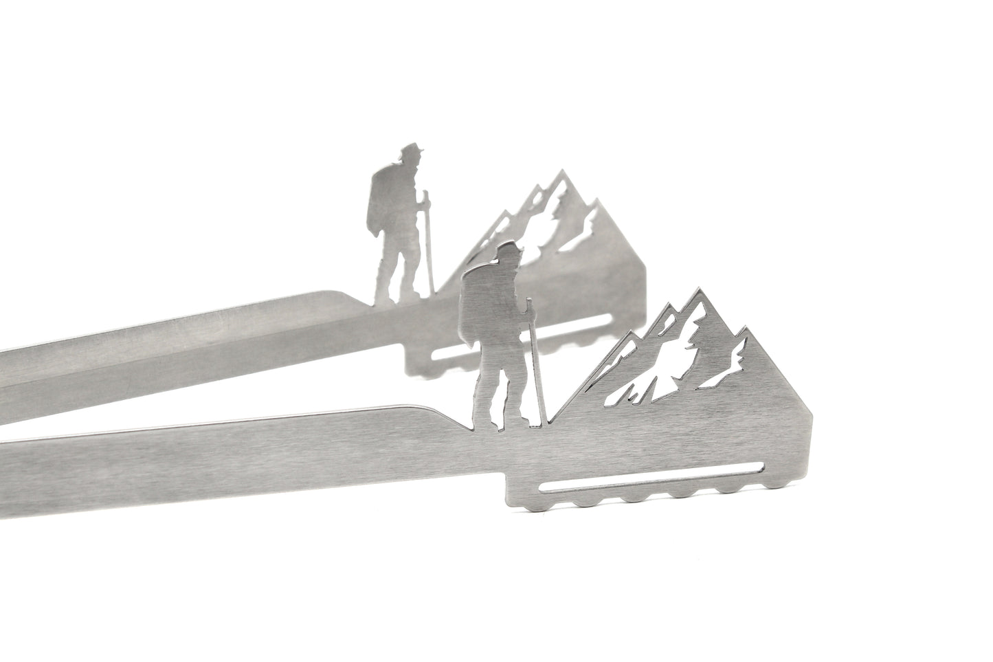 Grill tongs motif "Hiking / Mountains"