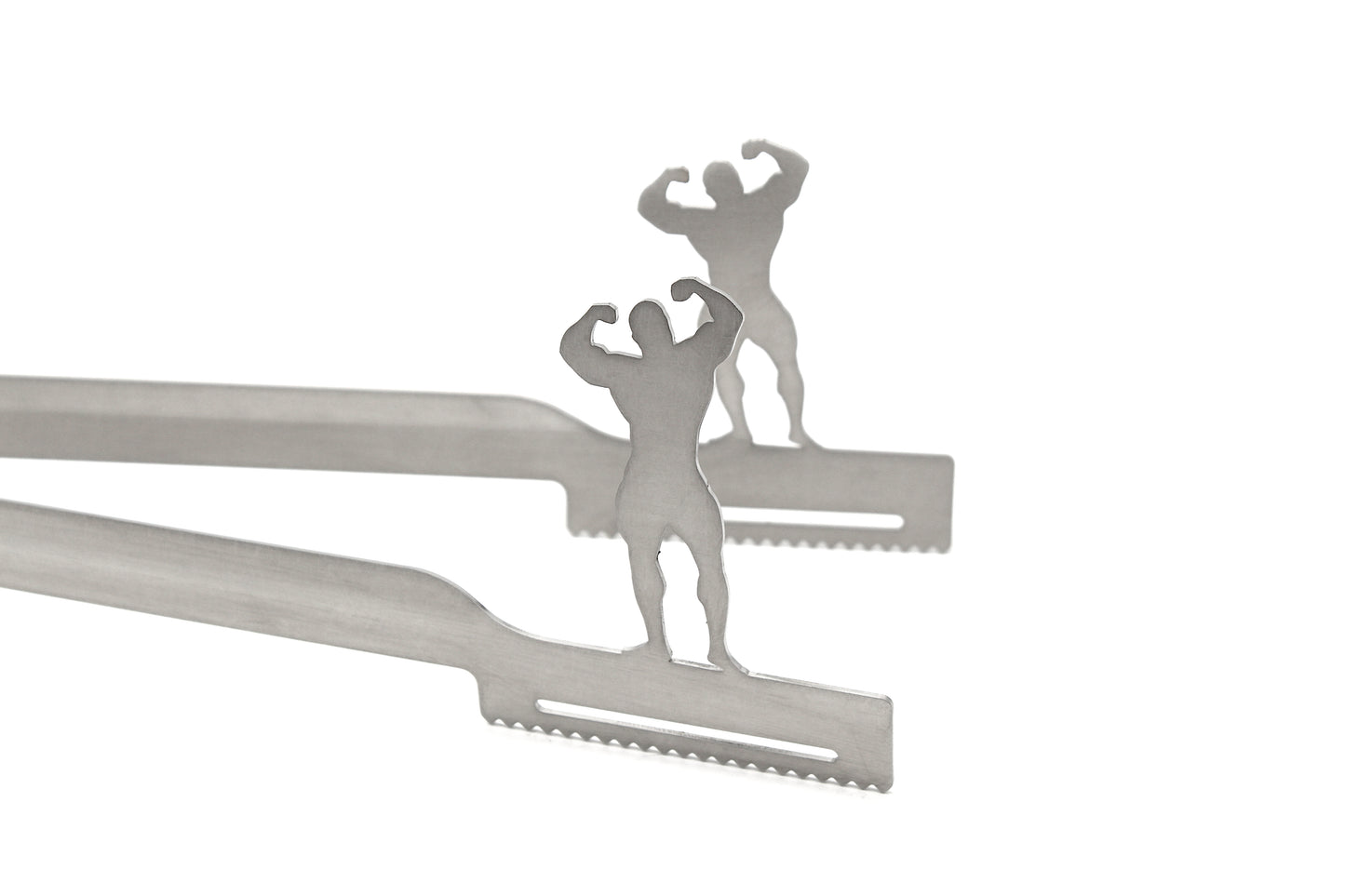 Grillzange Motiv Kraftsport / Bodybuilder