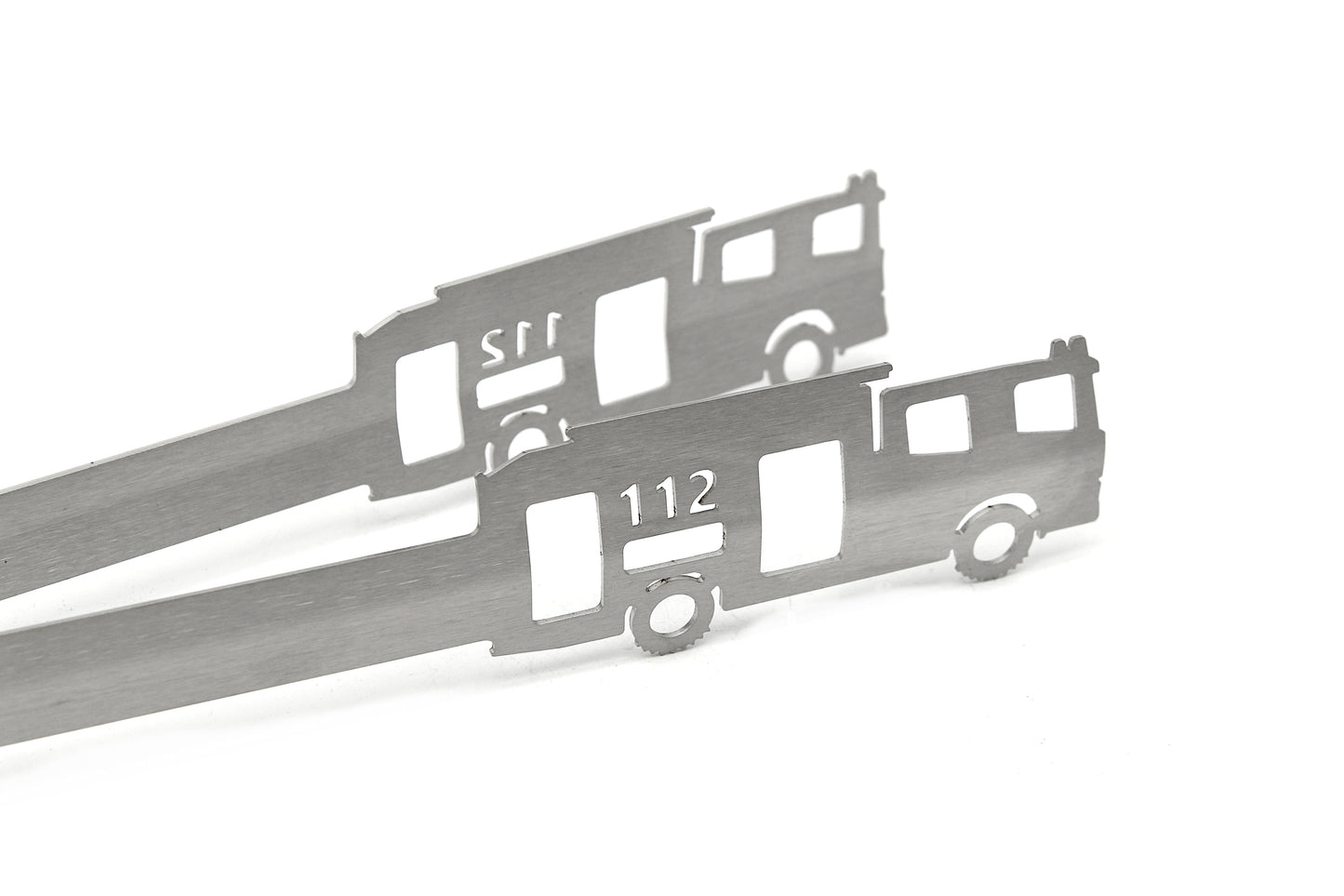 Grillzange Motiv Feuerwehr 112