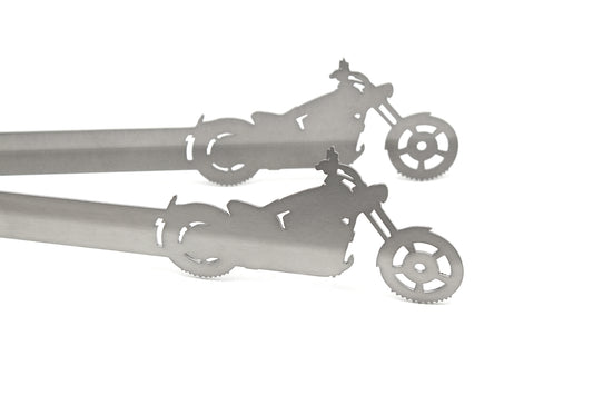 Pinza per griglia motivo moto chopper