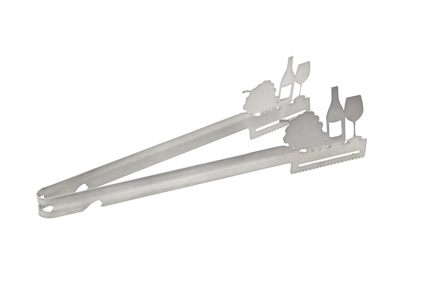 Grillzange Motiv Wein