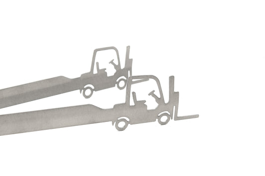 Pinza per griglia motivo carrello elevatore