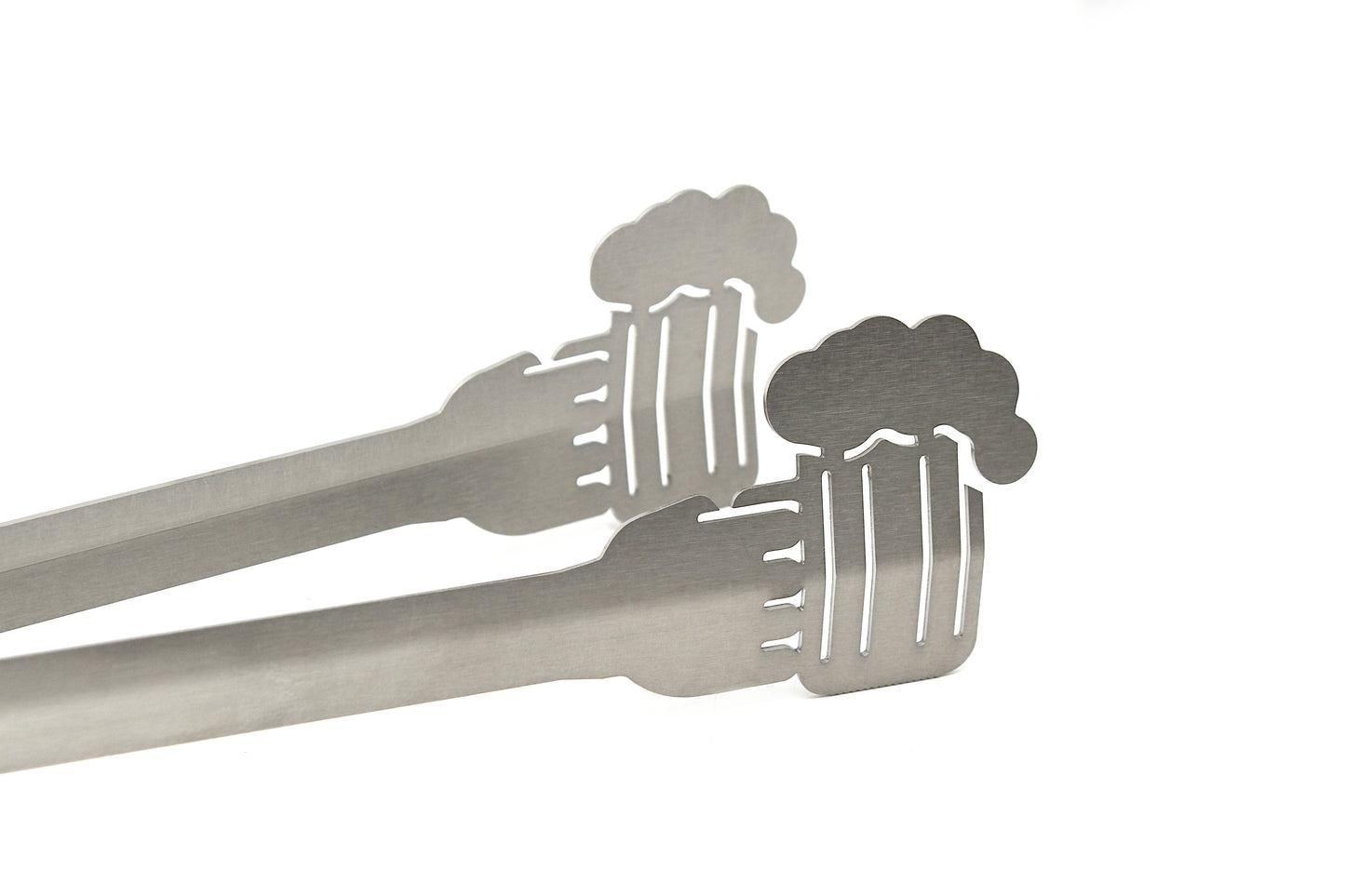 grill tongs motif "beer mug"