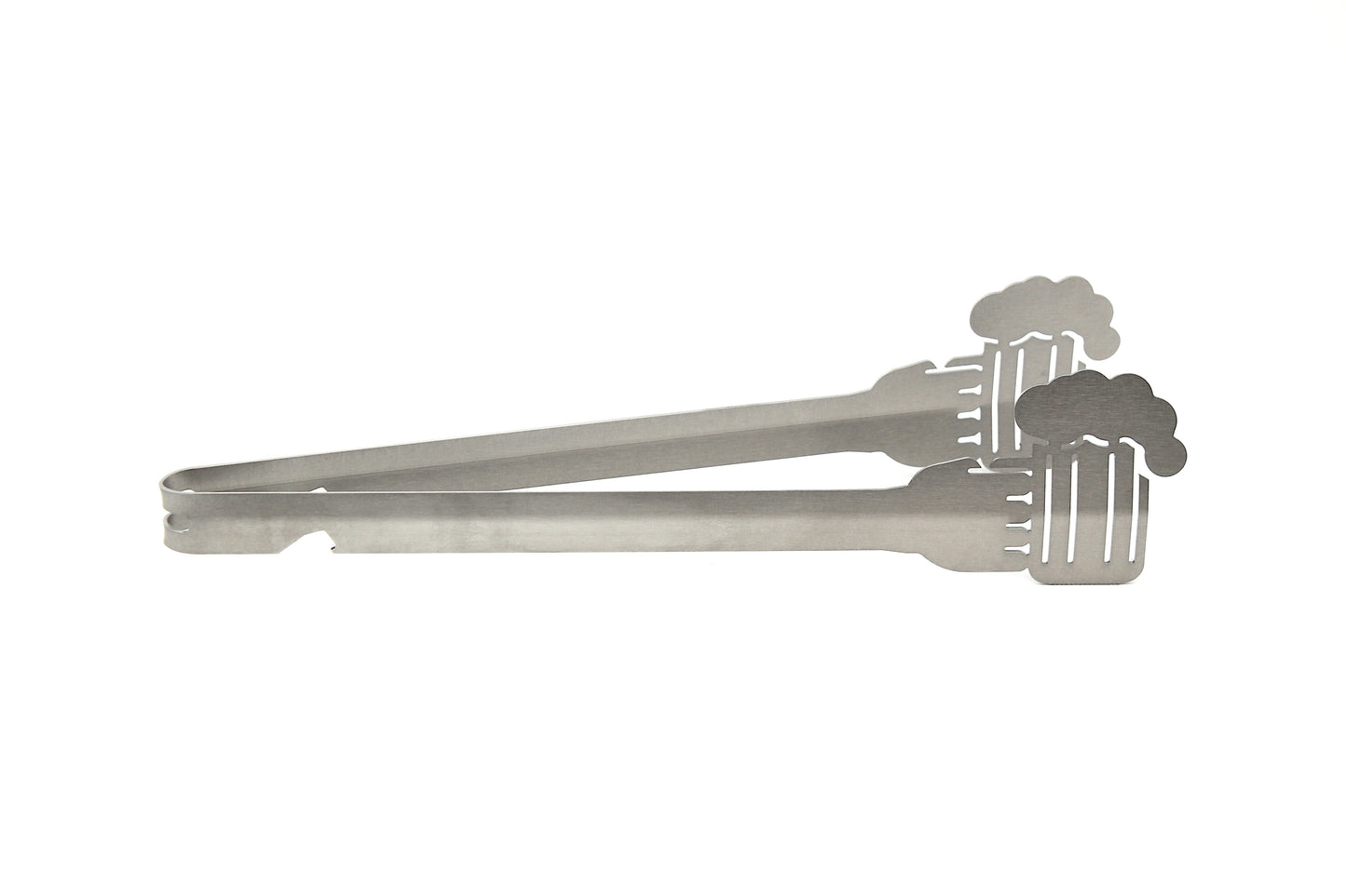 grill tongs motif "beer mug"