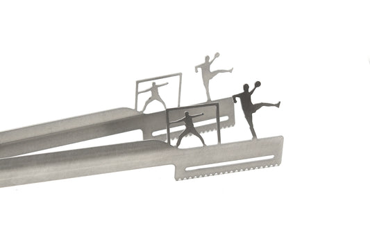 Grillzange Motiv Handball