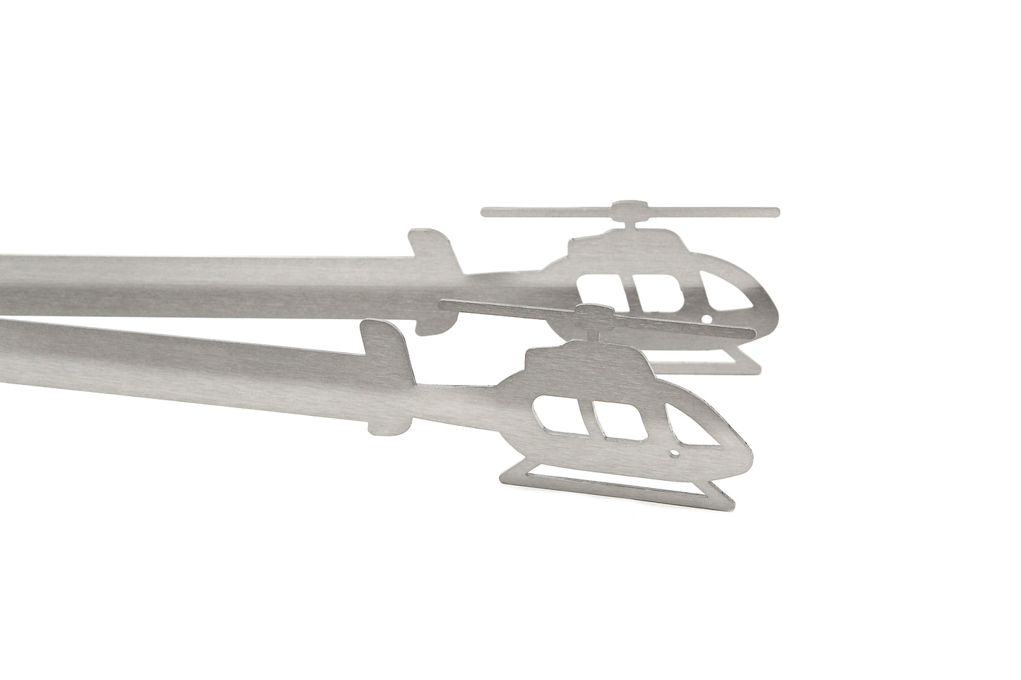 Grillzange Motiv Hubschrauber