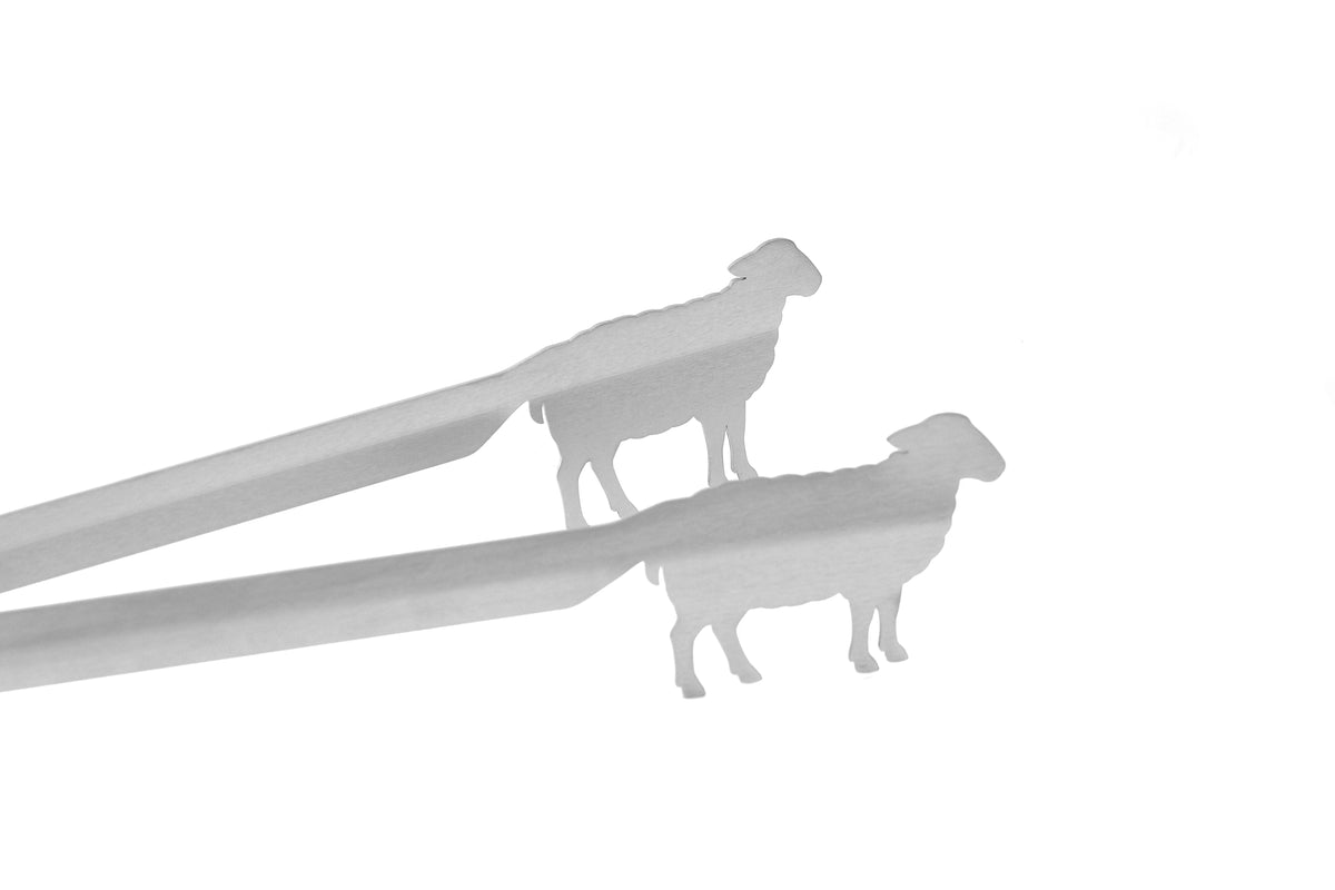 Grillzange Motiv Schaf