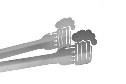Grill tongs motif beer mug