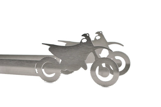 Grillzange Motiv "Motocross"