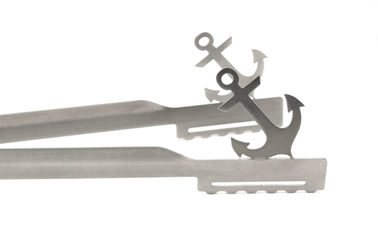 Grillzange Motiv "Anker"