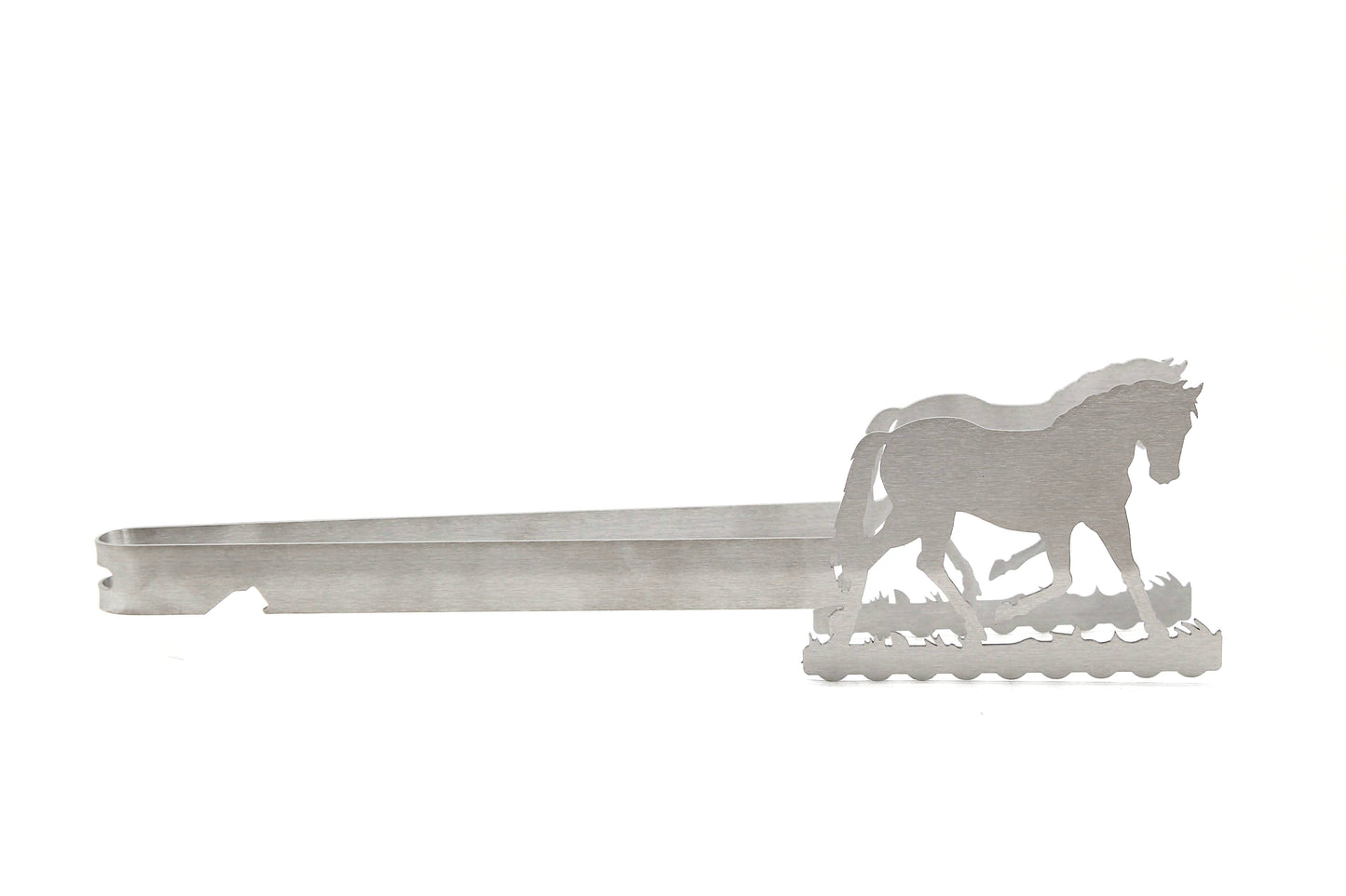 Grillzange Motiv "Pferd"