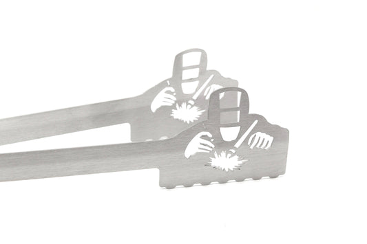Grillzange Motiv "Schweisser"