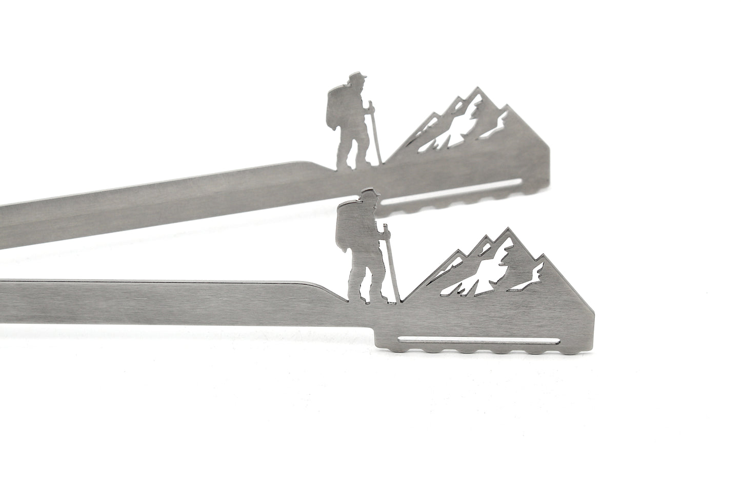 Grillzange Motiv "Wandern / Berge"