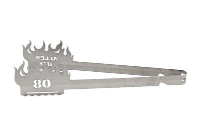 Pinze per barbecue fiamma Buon 80° compleanno