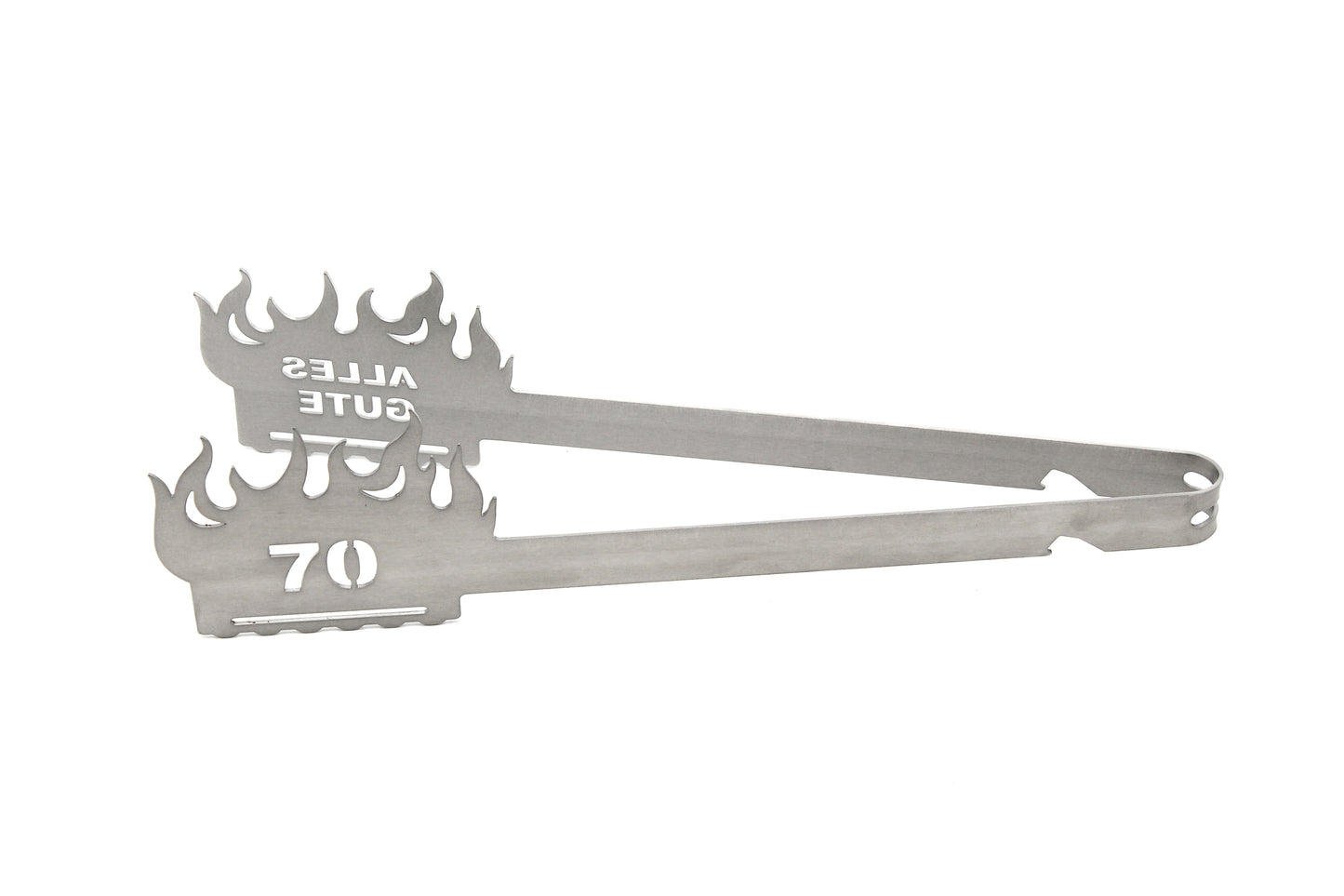 Grillzange Flamme "Alles Gute 70"