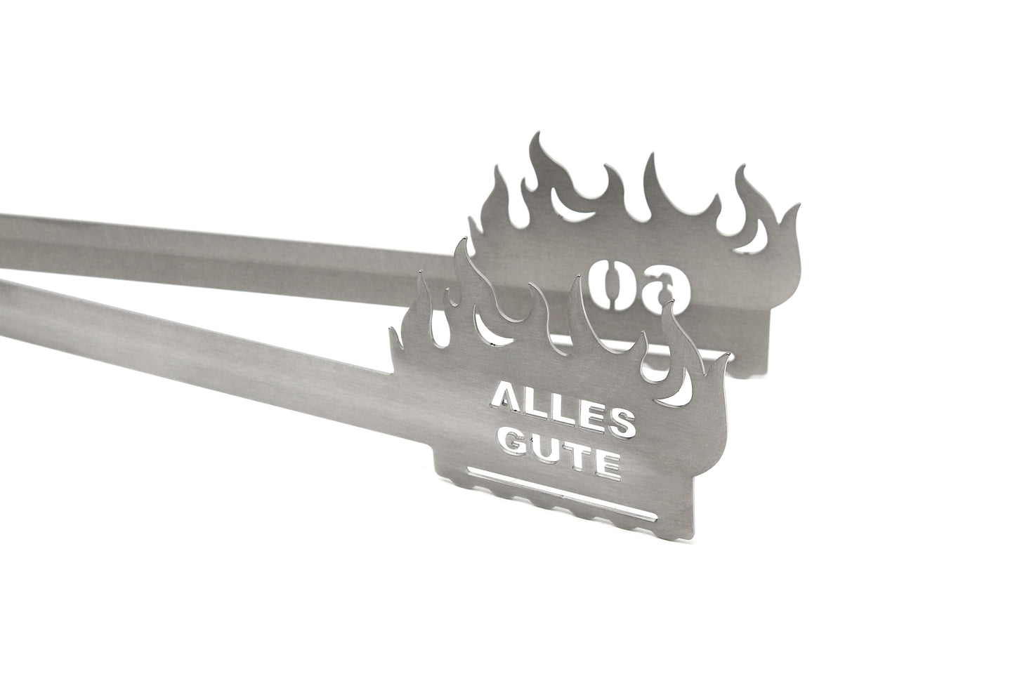 Grillzange Flamme "Alles Gute 60"