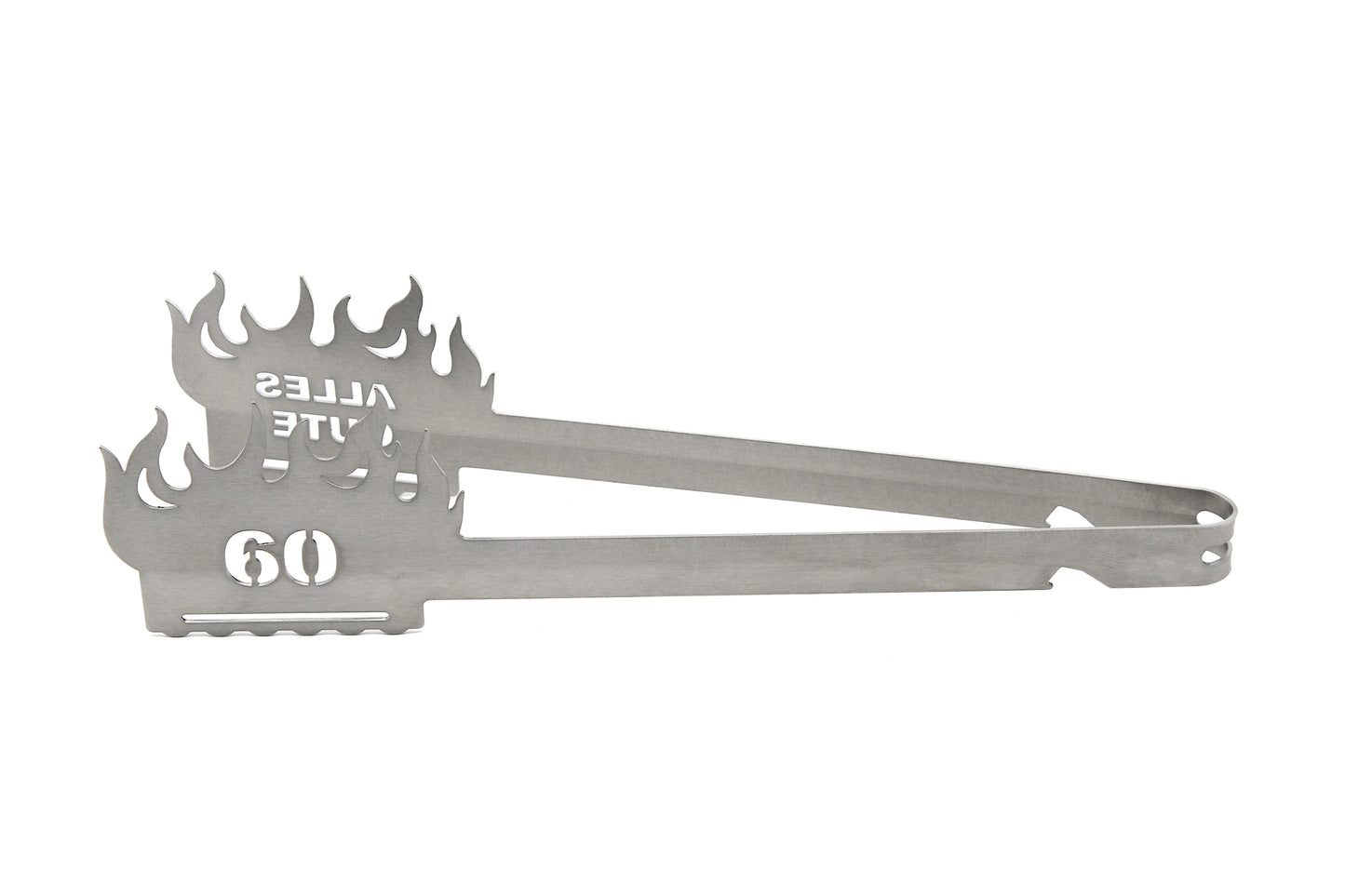 Grillzange Flamme "Alles Gute 60"