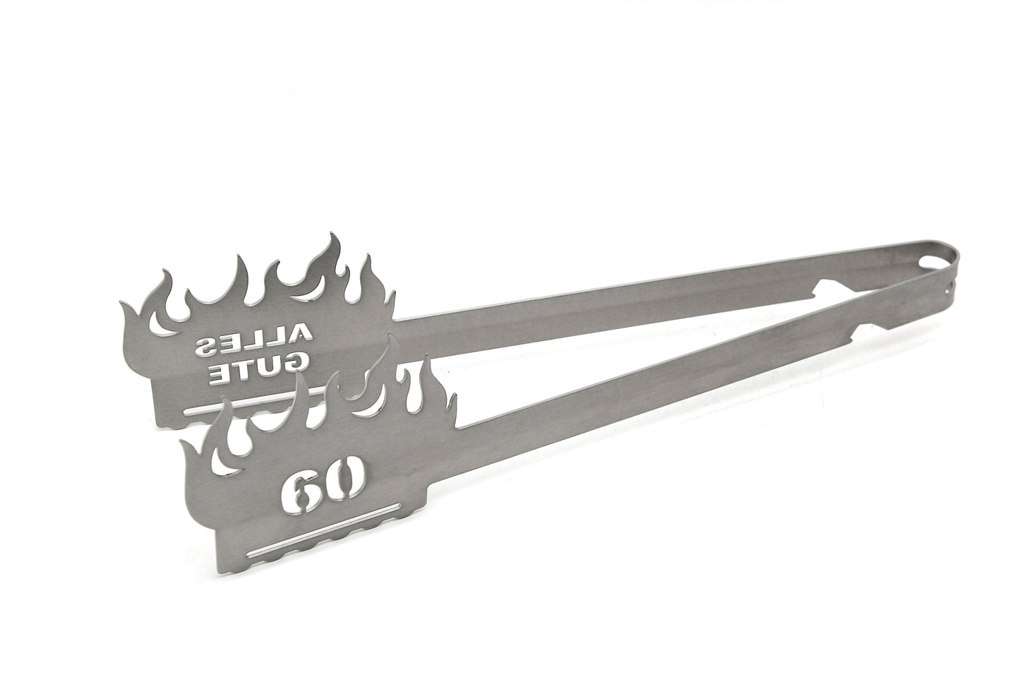 Grillzange Flamme "Alles Gute 60"