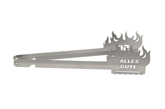Grillzange Flamme "Alles Gute 50"