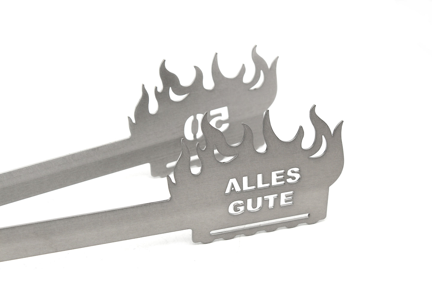 Grillzange Flamme "Alles Gute 50"