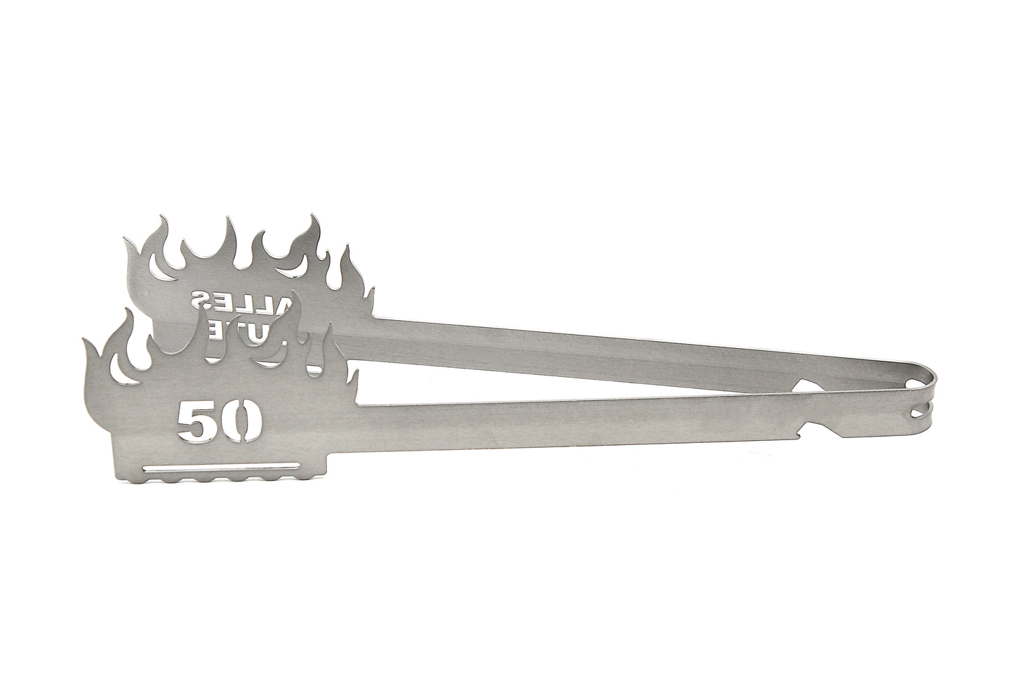 Grillzange Flamme "Alles Gute 50"