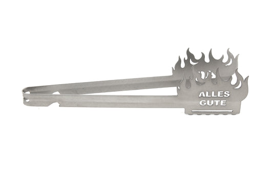 Grillzange Flamme "Alles Gute 40"