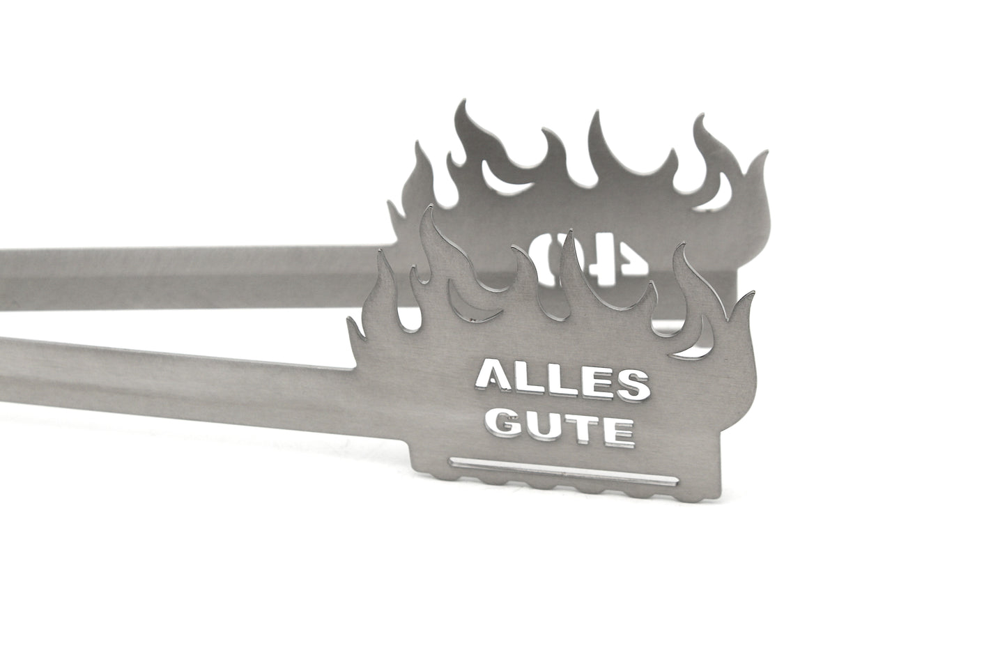 Grillzange Flamme "Alles Gute 40"