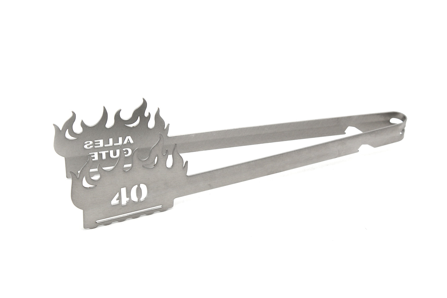Grillzange Flamme "Alles Gute 40"
