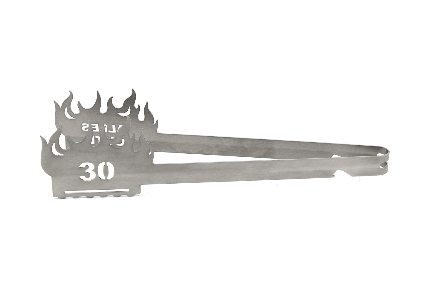 Grillzange Flamme "Alles Gute 30"