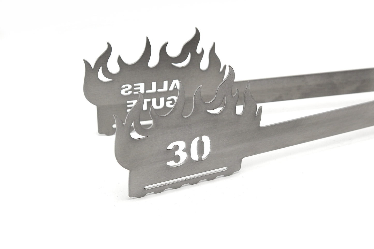 Grillzange Flamme "Alles Gute 30"
