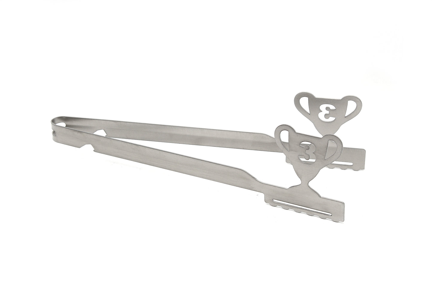 Grill tongs motif "Cup number 3"