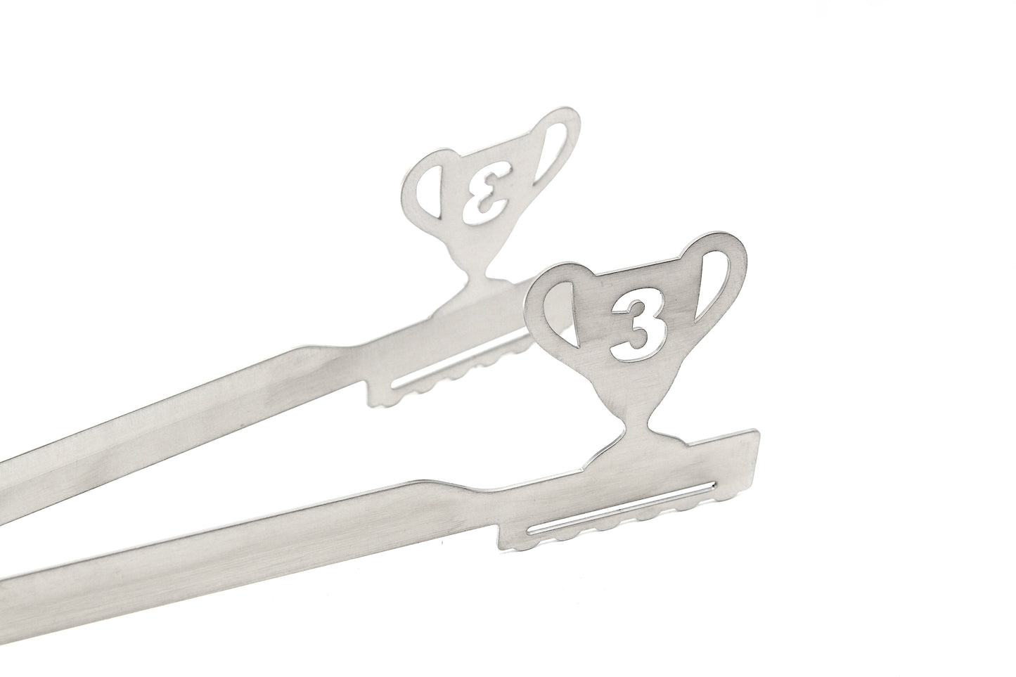 Grill tongs motif "Cup number 3"