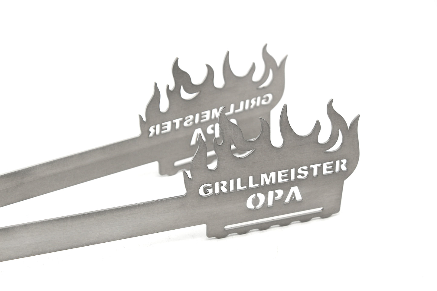 Grillzange Flamme "Grillmeister OPA"