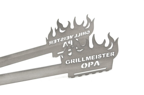 Grillzange Flamme Grillmeister OPA