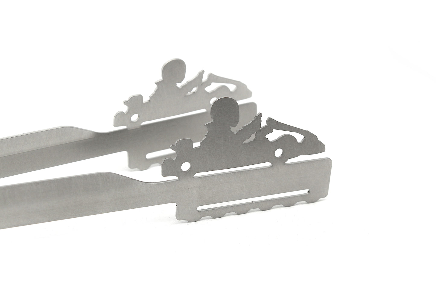 Grillzange Motiv "GoKart"