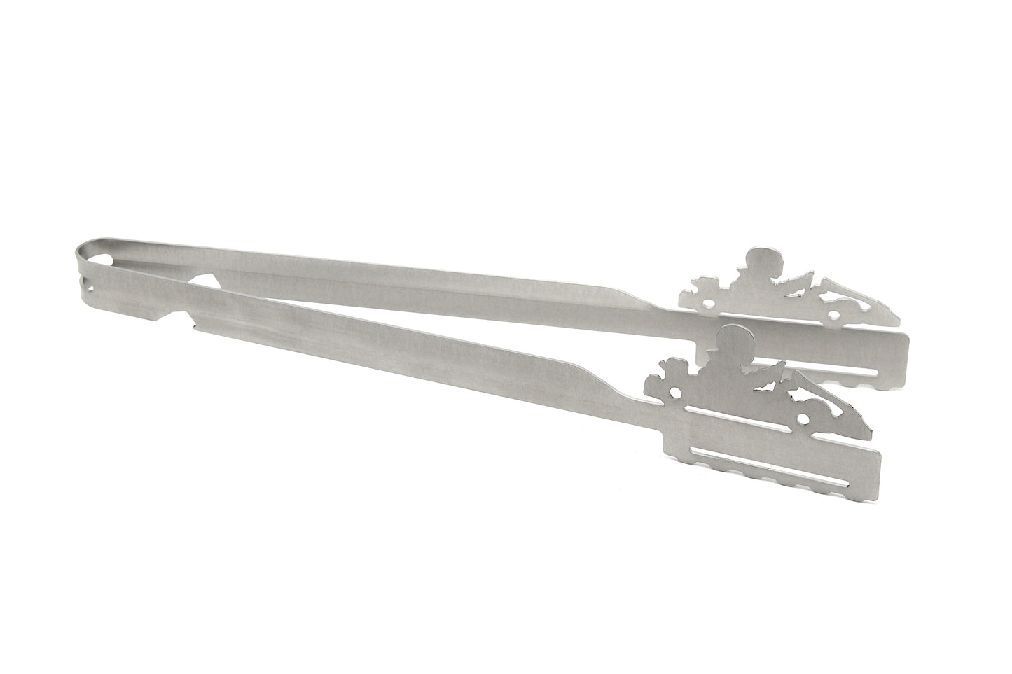 Grillzange Motiv "GoKart"