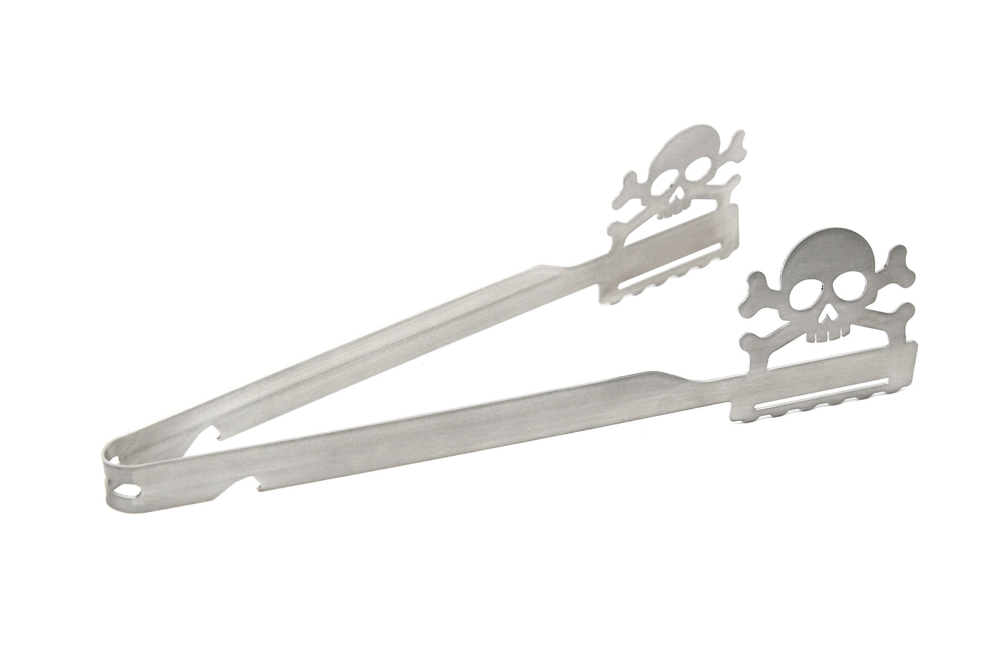 Grillzange Motiv "Totenkopf / Skull"