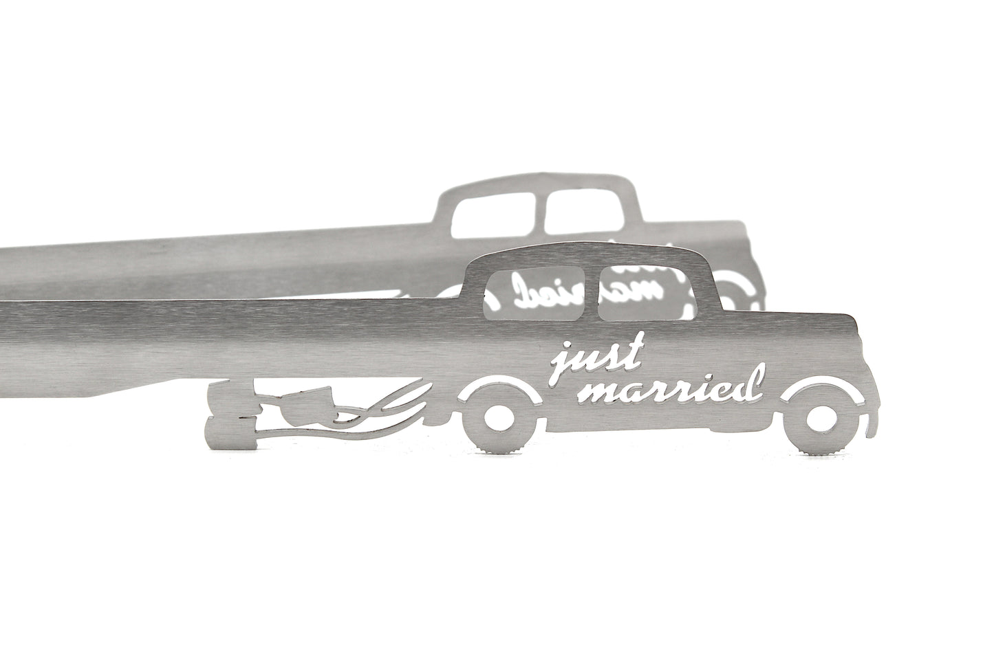 Grillzange Motiv "Hochzeit  / Just married"