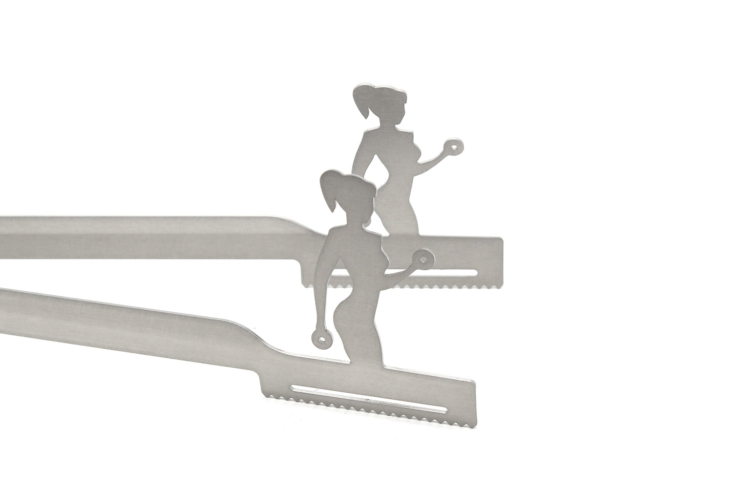 Grillzange Motiv "Fitness / Bodybuilderin"