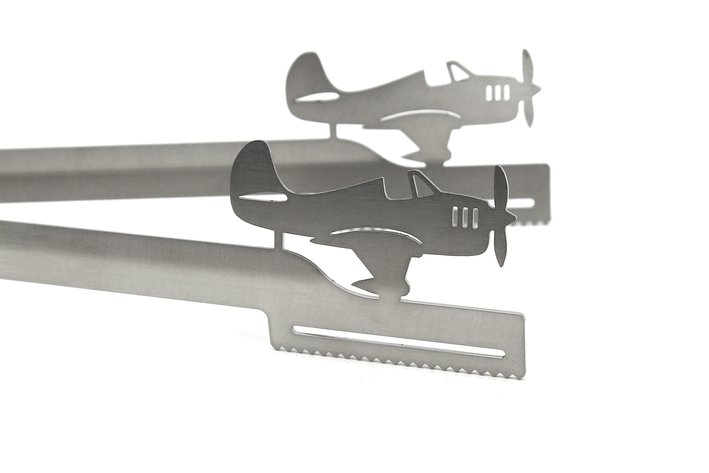 Grillzange Motiv "Flugzeug"