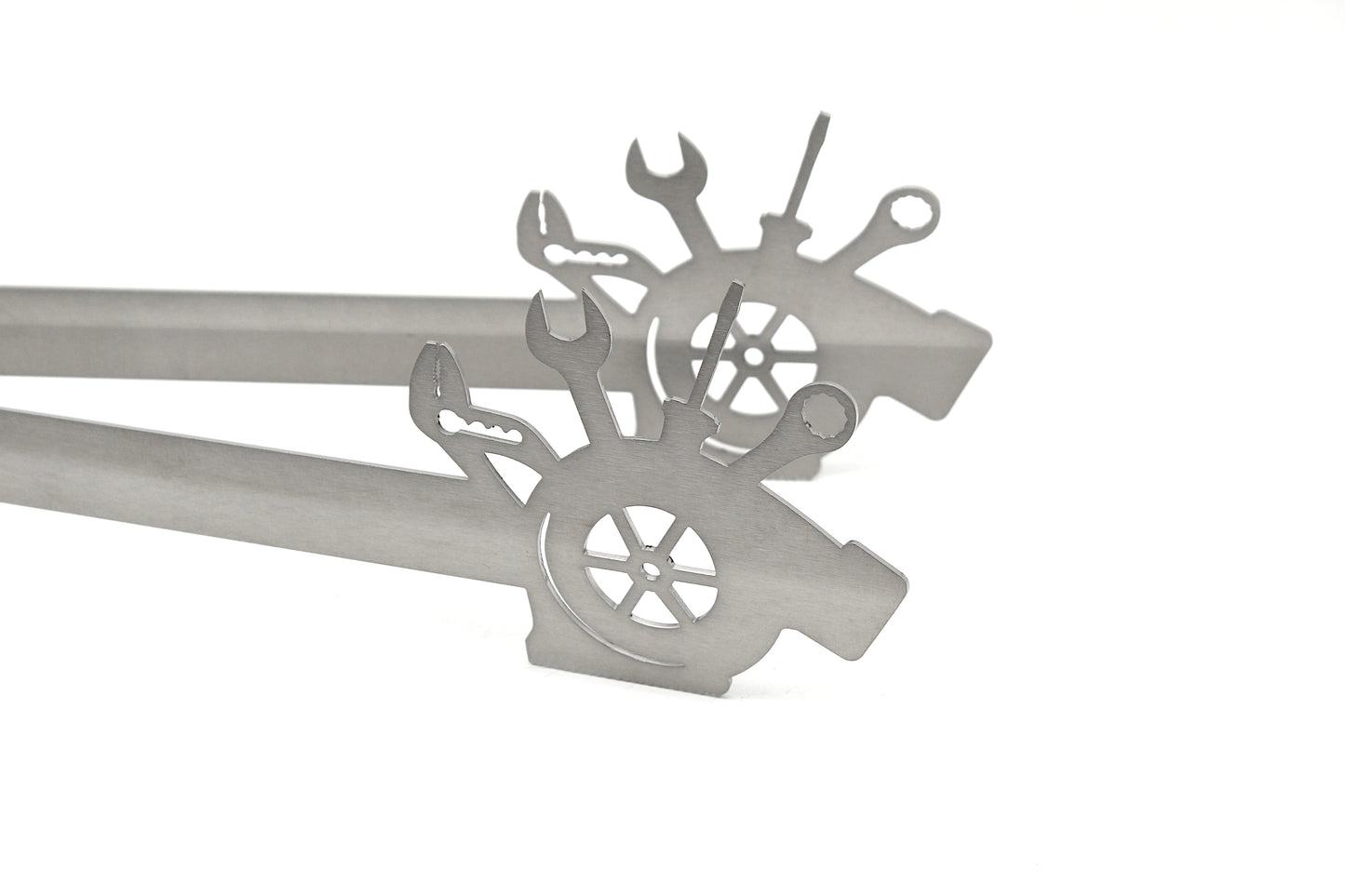 Grill tongs motif "Turbo / car mechanic"