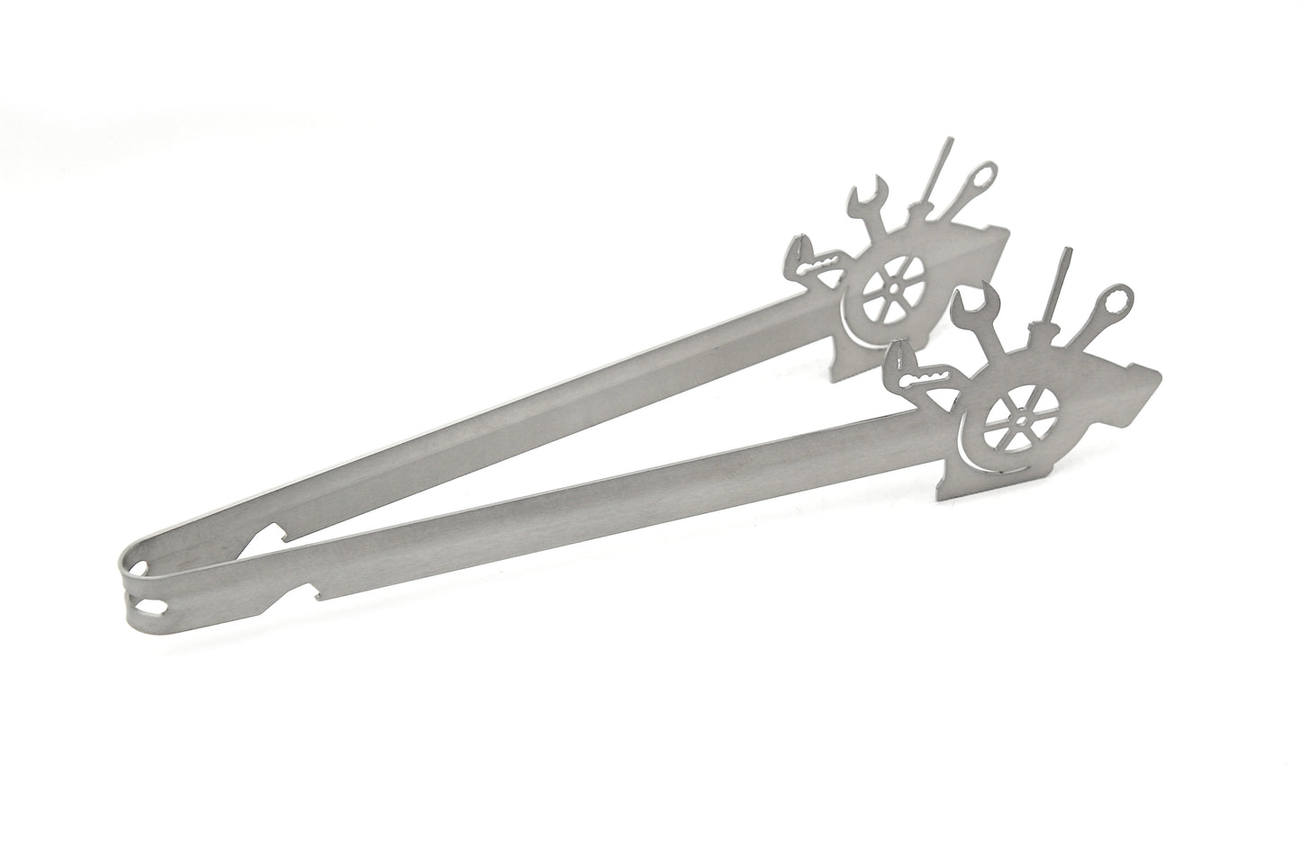 Grill tongs motif "Turbo / car mechanic"