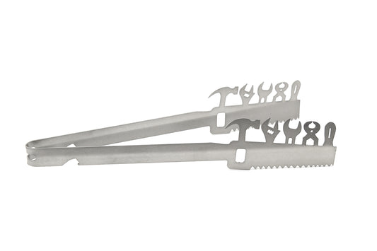 Grillzange Motiv "Handwerk Werkzeuge, Säge"