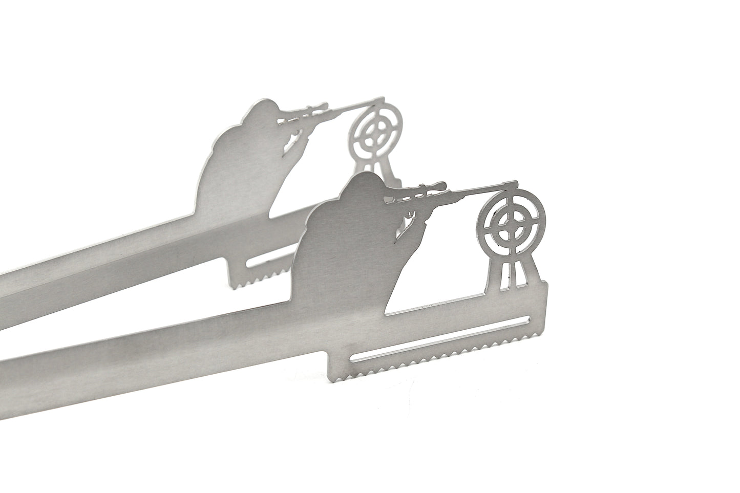 Grill tongs motif "Sports shooter"