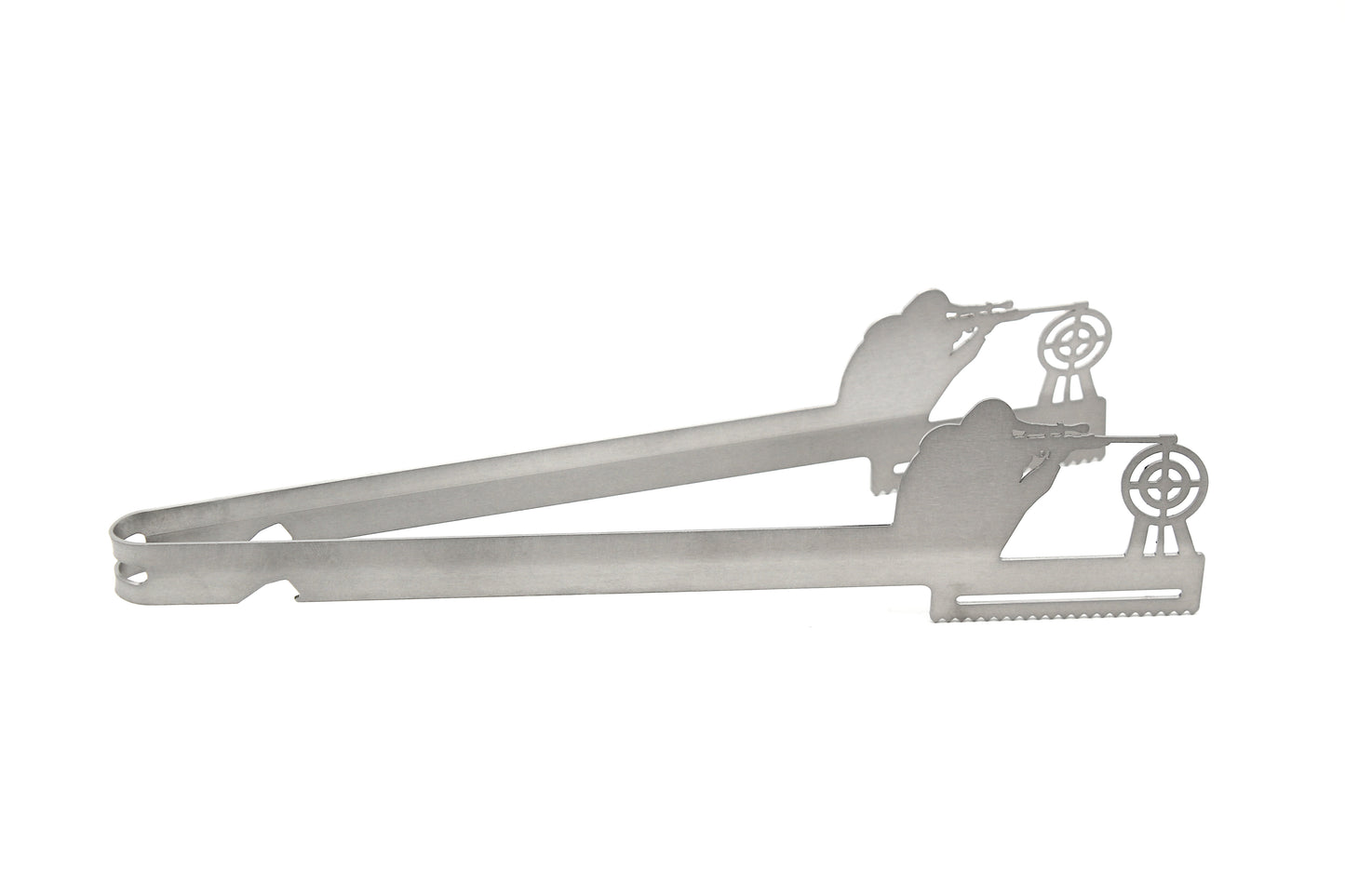 Grill tongs motif "Sports shooter"