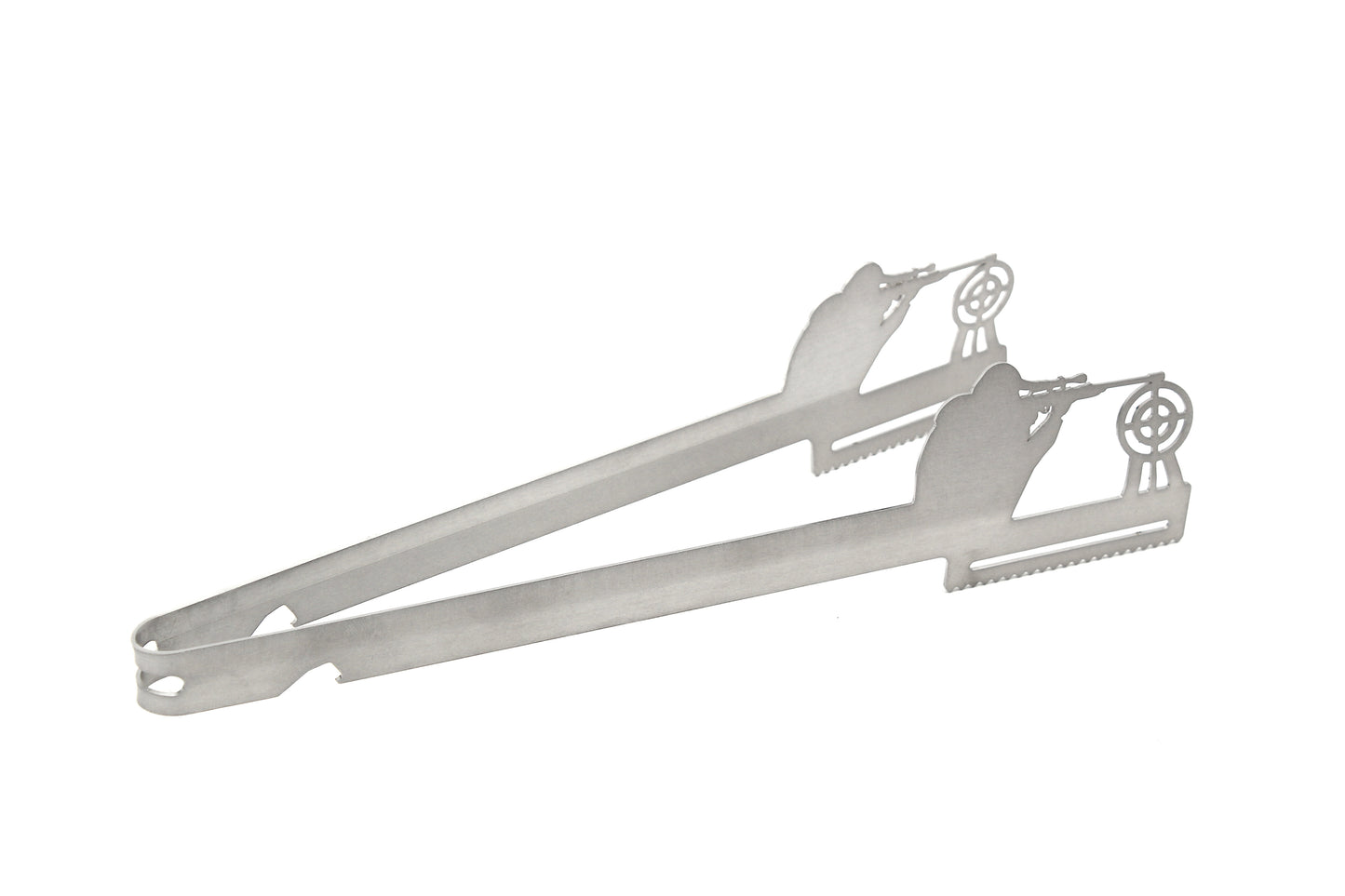 Grill tongs motif "Sports shooter"